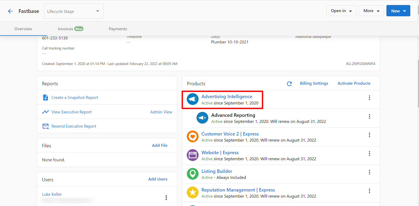 Admin Settings access