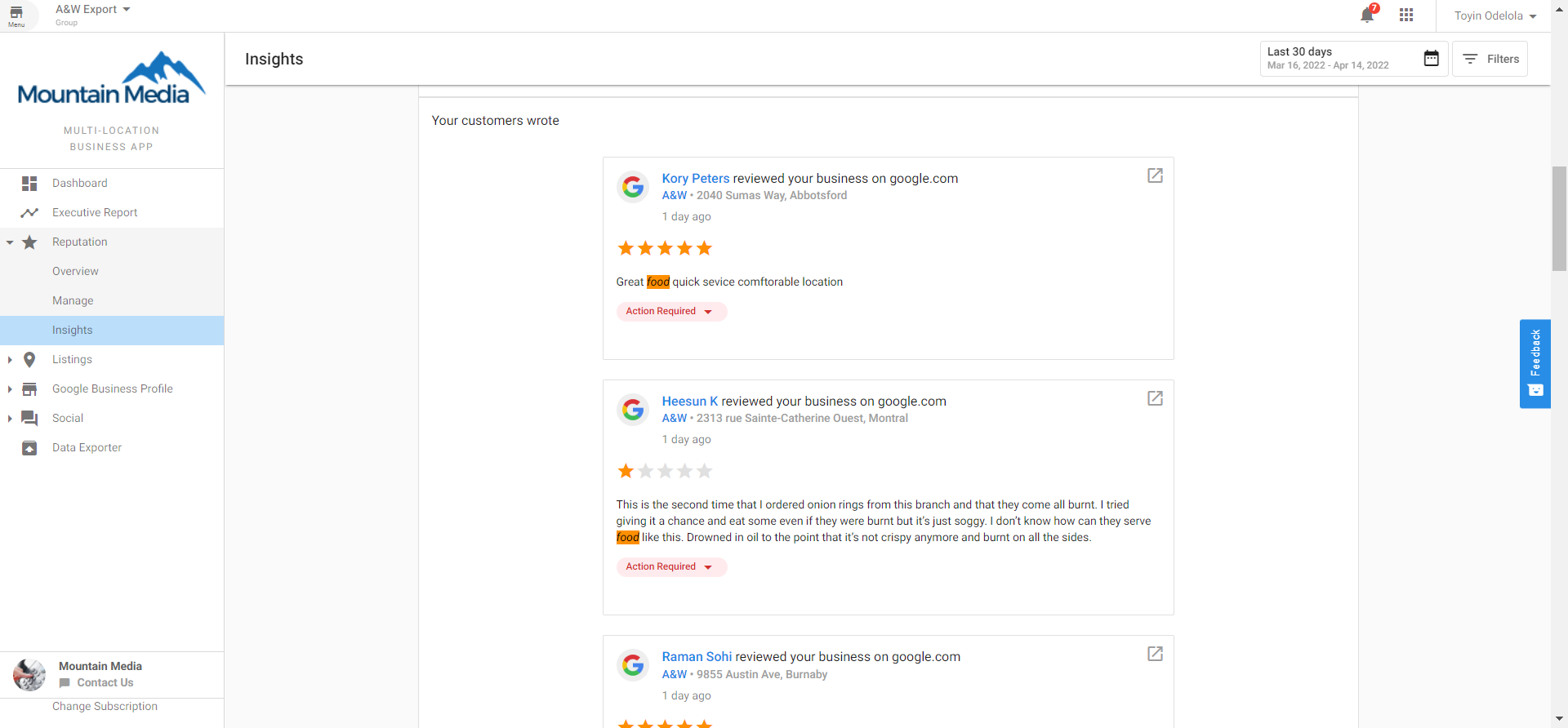 Descriptive Words Analysis