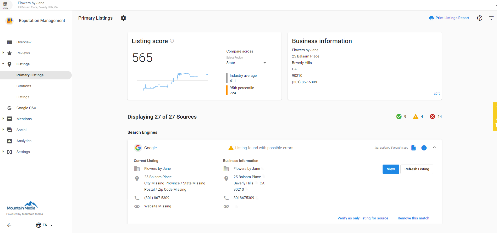 Connect Google Business Profile in Reputation AI