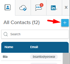 Creating a contact in Gmail
