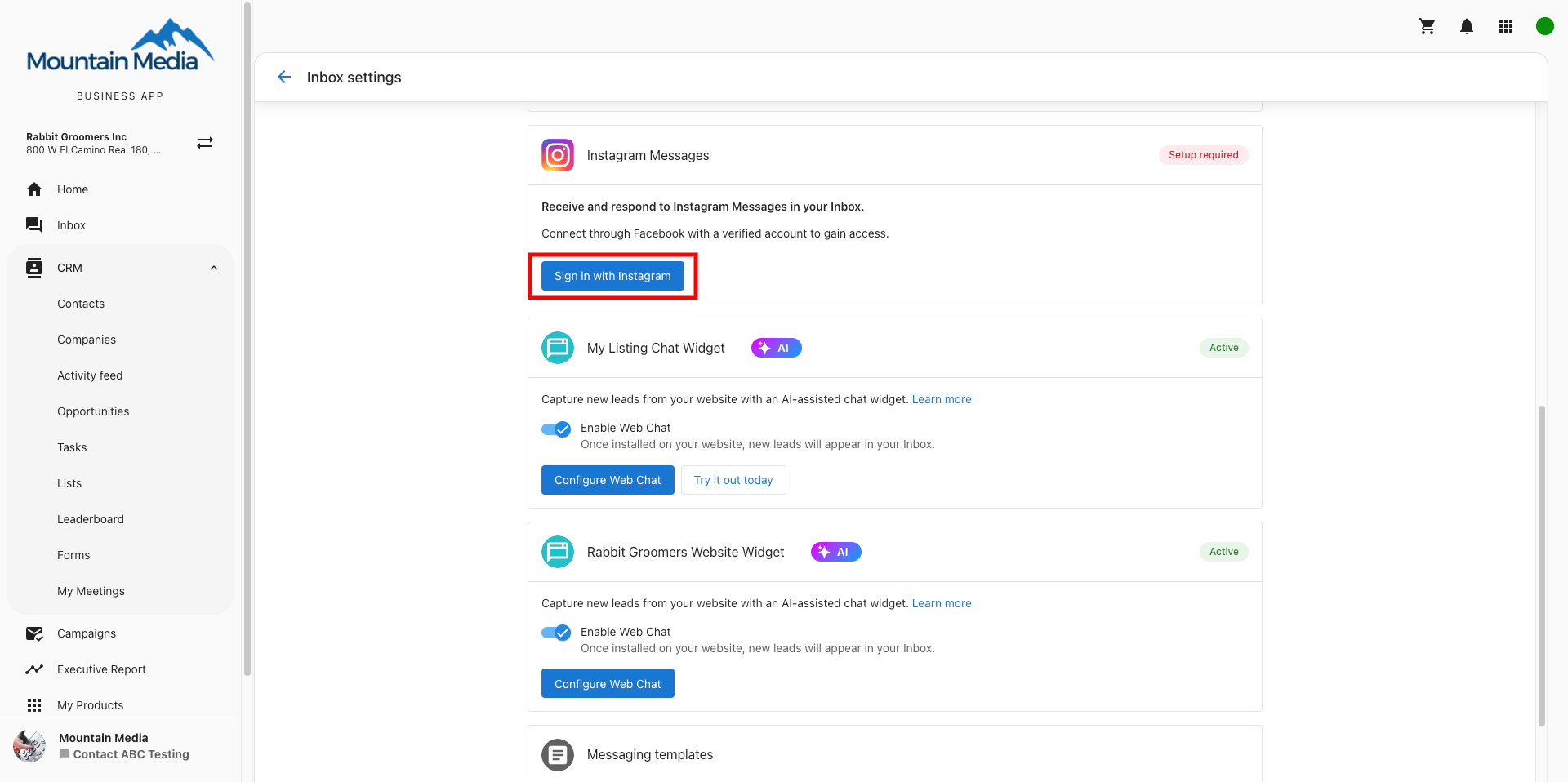 Step 1: Sign in with Instagram
