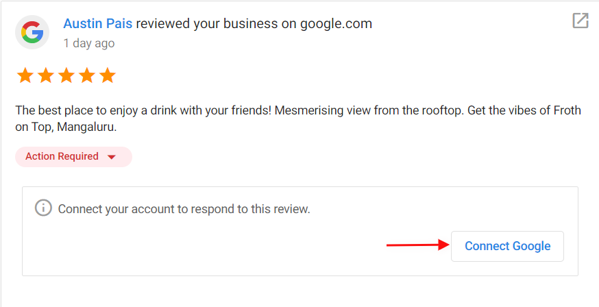 Respond to reviews on external sites