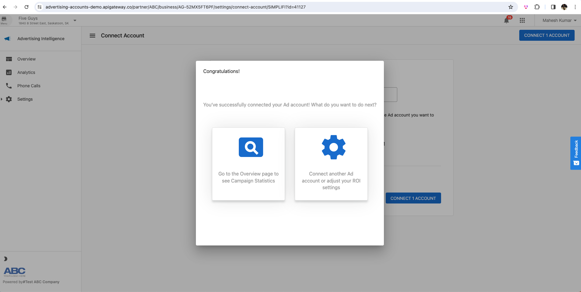 Viewing Simpli.fi Campaign Data