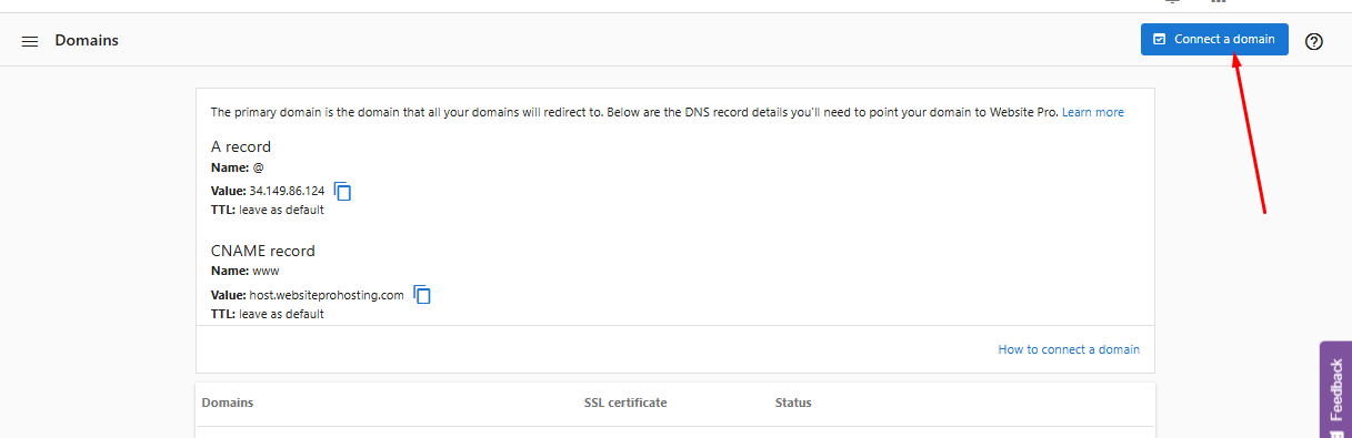 SSL certificate details after reconnection