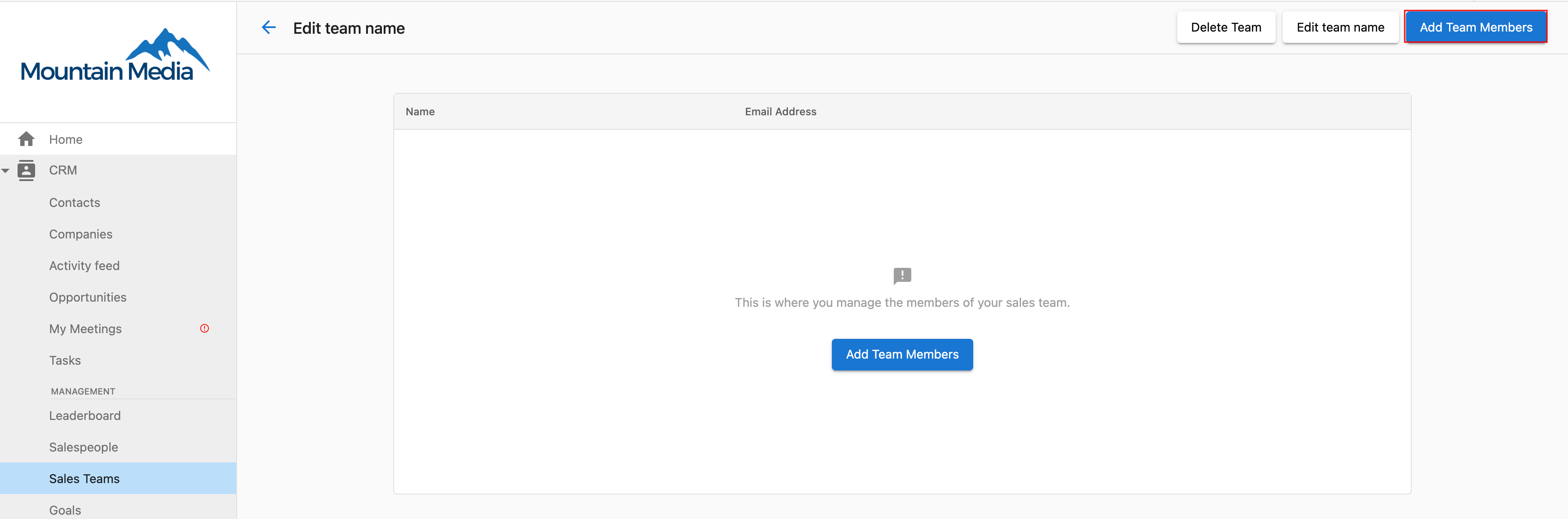 Create a new team booking link