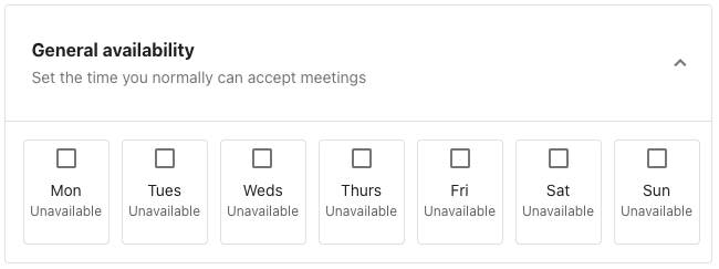 General availability