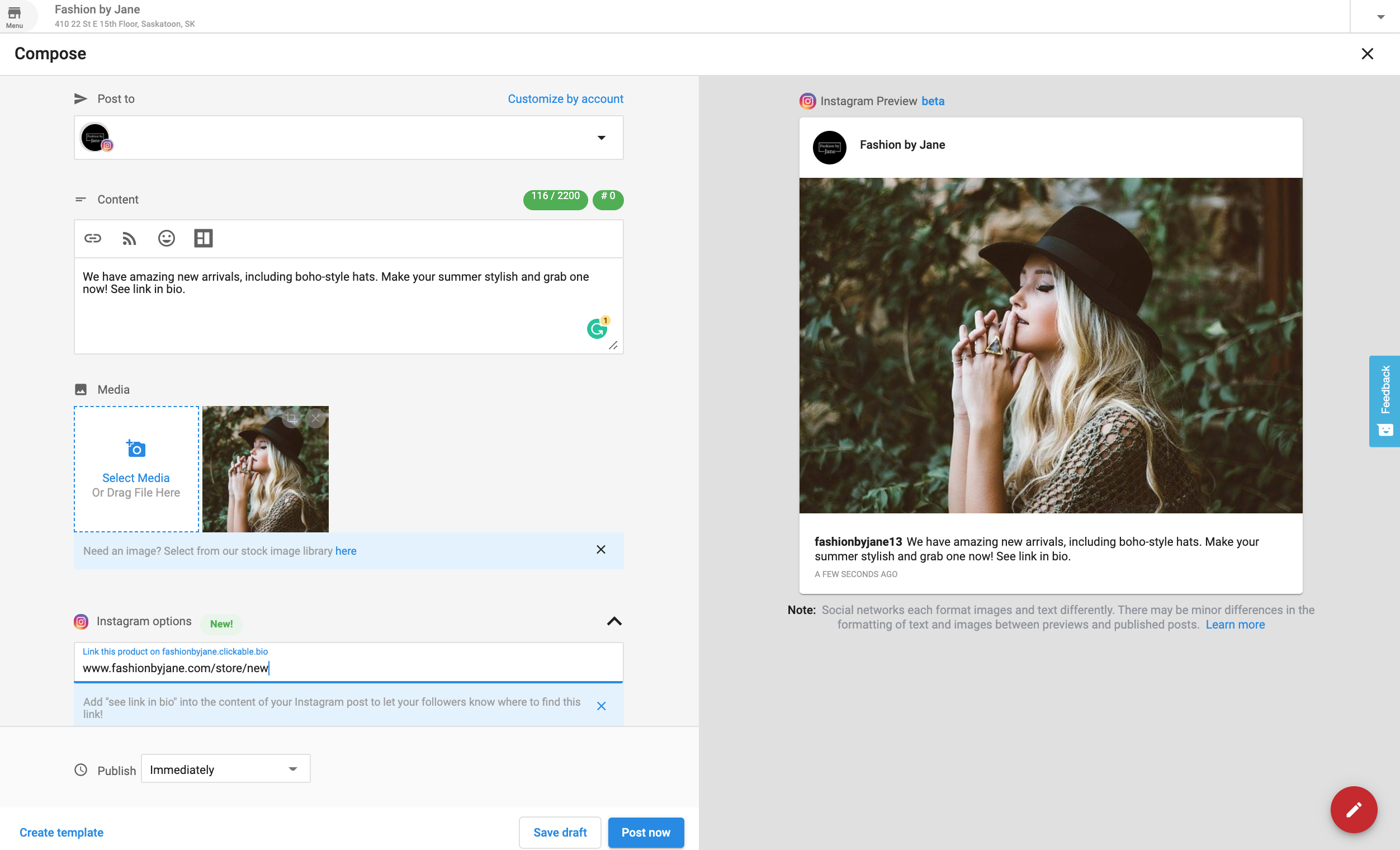 Clickable.bio in action