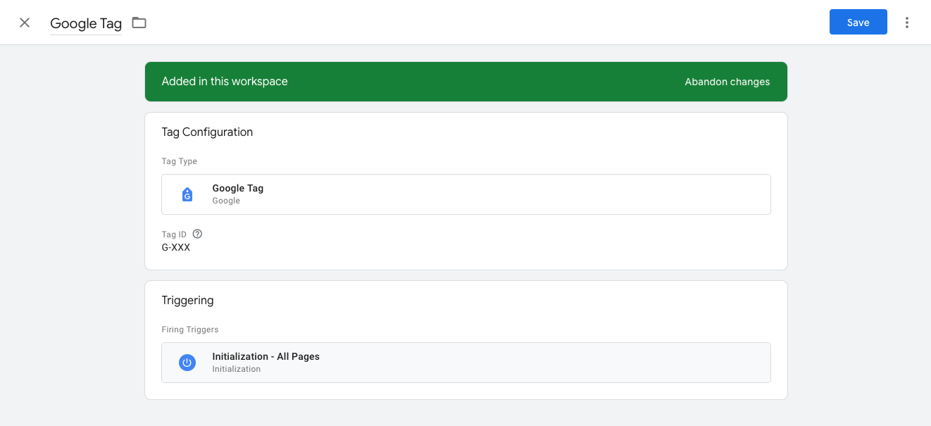 Setting up a custom event trigger